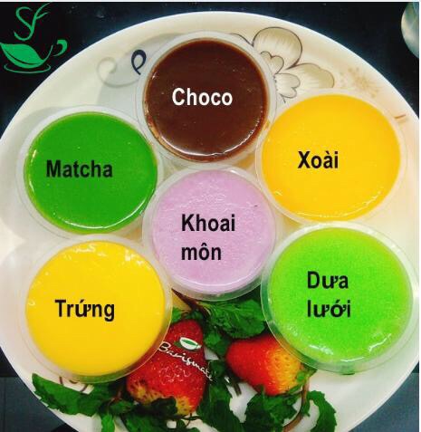 Bột Làm thạch Pudding/Plan túi chiết 100g hiệu Barismate