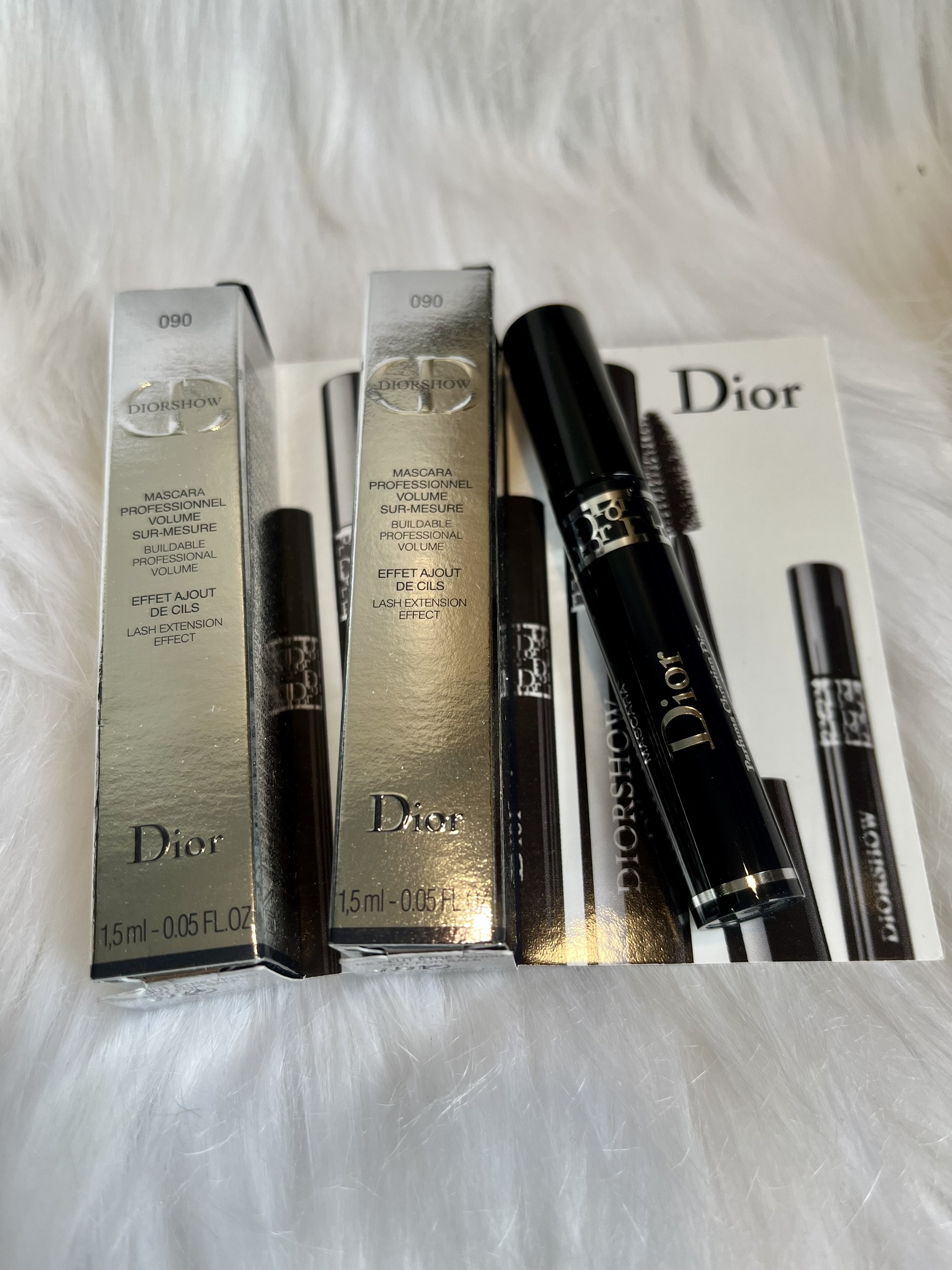 Chuốt mi Mascara DIOR DIORSHOW - 090 BLACK - 1.5ml