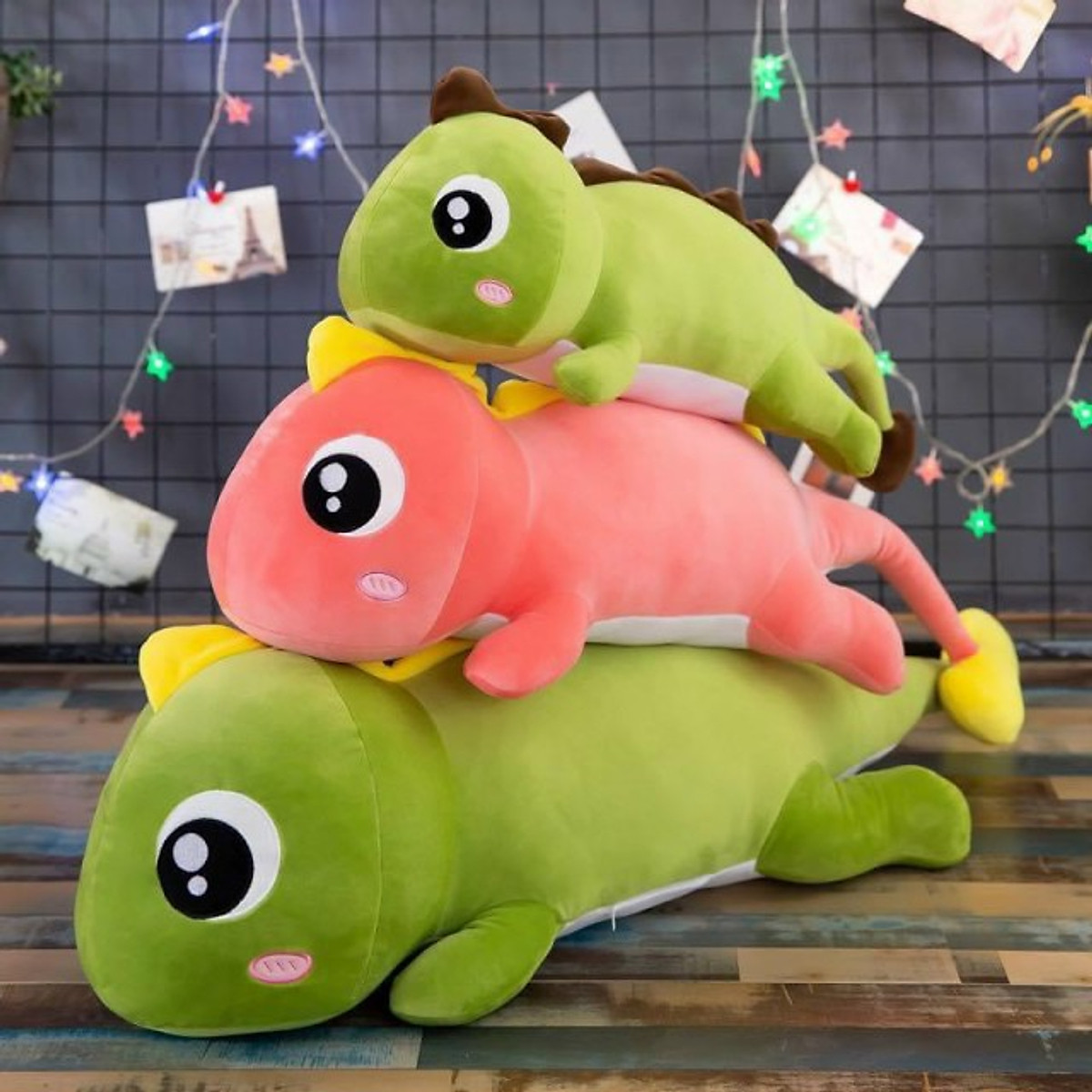 GẤU BÔNG KHỦNG LONG ĐUÔI TIM ( ĐỦ SIZE)
