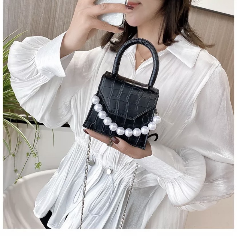 Túi đeo chéo nữ mini đẹp giá rẻ phối màu