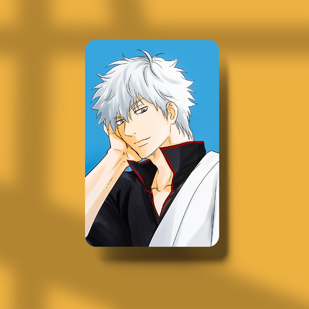 Thẻ card bo góc nhân vật trong anime gintama : joy 4 - giấy bìa cứng - có màng cán
