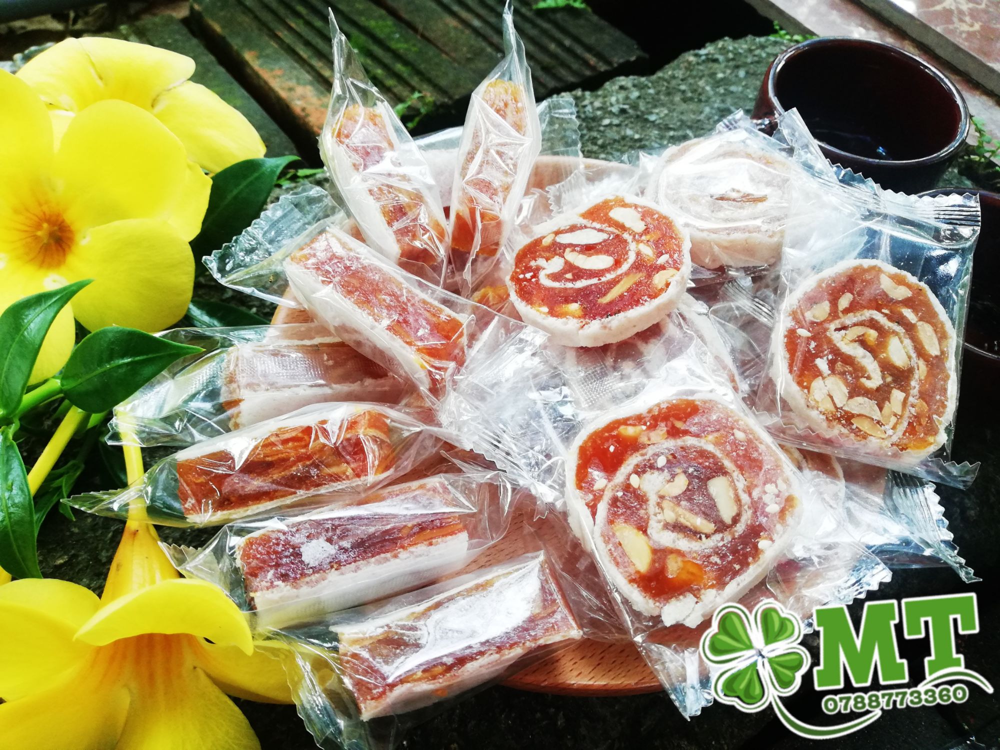 Kẹo khóm mít dừa non mix 2 loại 500g