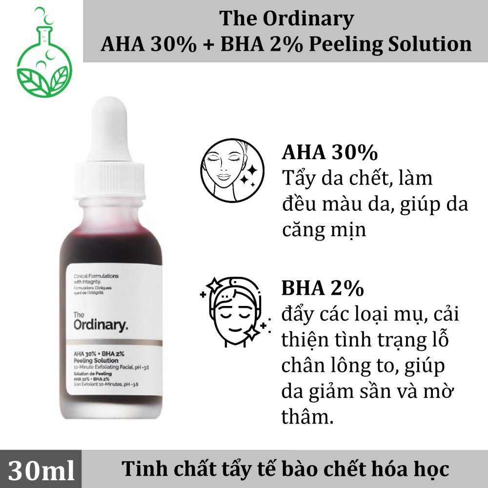 THE ORDINARY AHA 30% + BHA 2% Peeling Solution