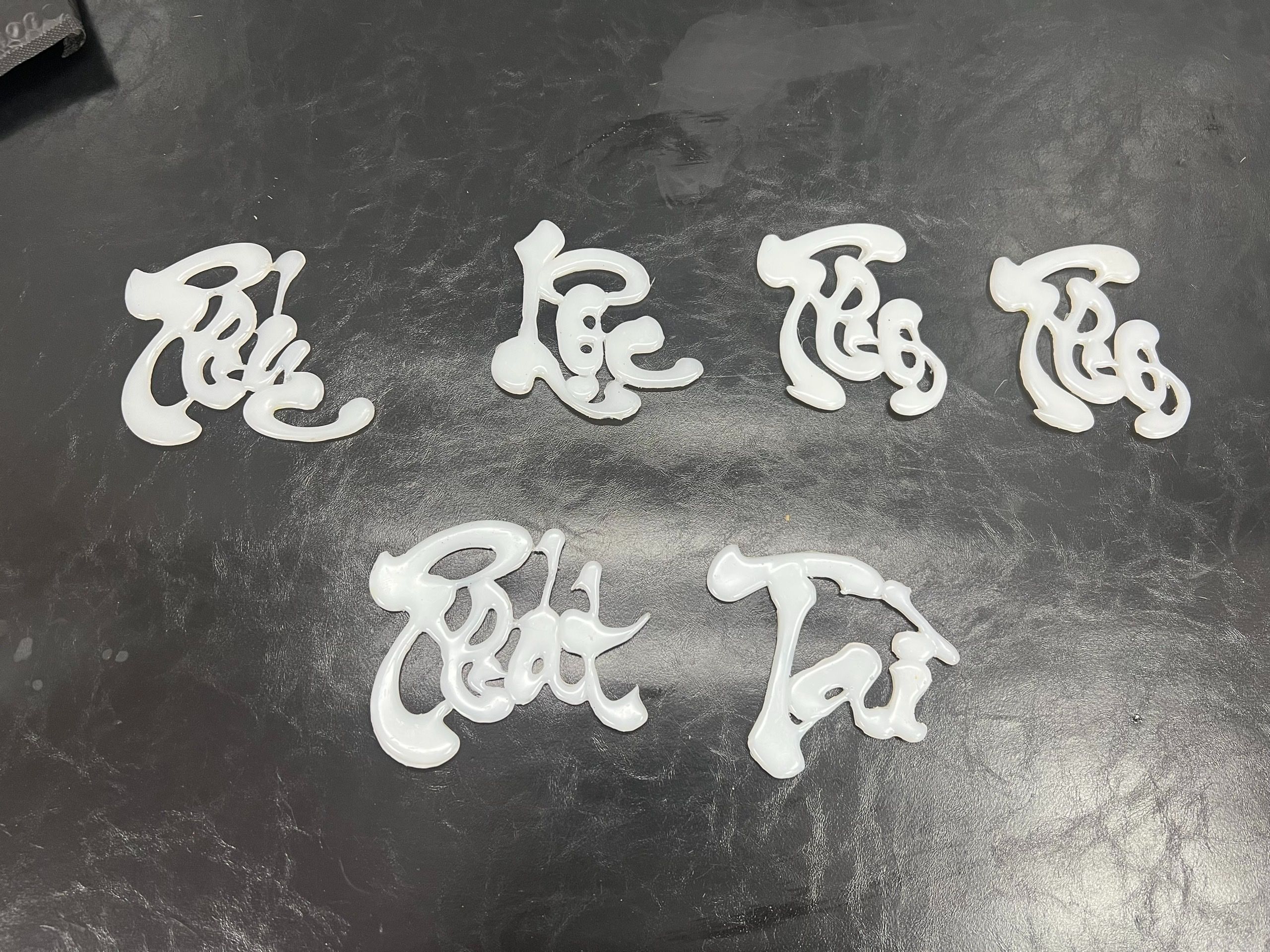 Phôi chữ thường Phúc - Lộc -Thọ - Phát -Tài