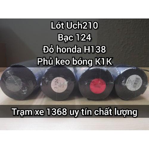 SƠN SAMURAI COMBO MÀU ĐỎ CANDY HONDA H138 GỒM 4 CHAI