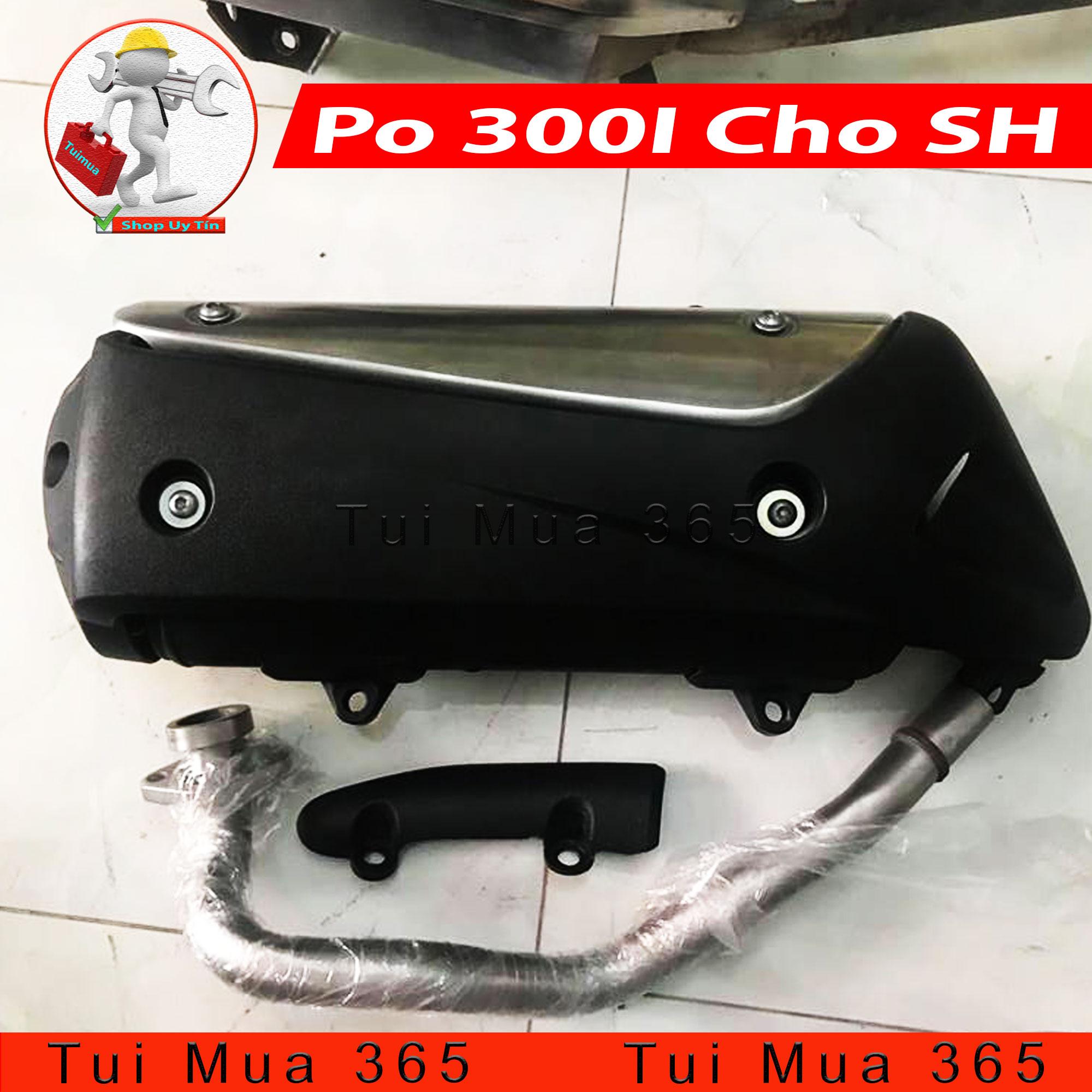 Pô 300i kèm pas và cổ pô cho honda sh 125i 150i