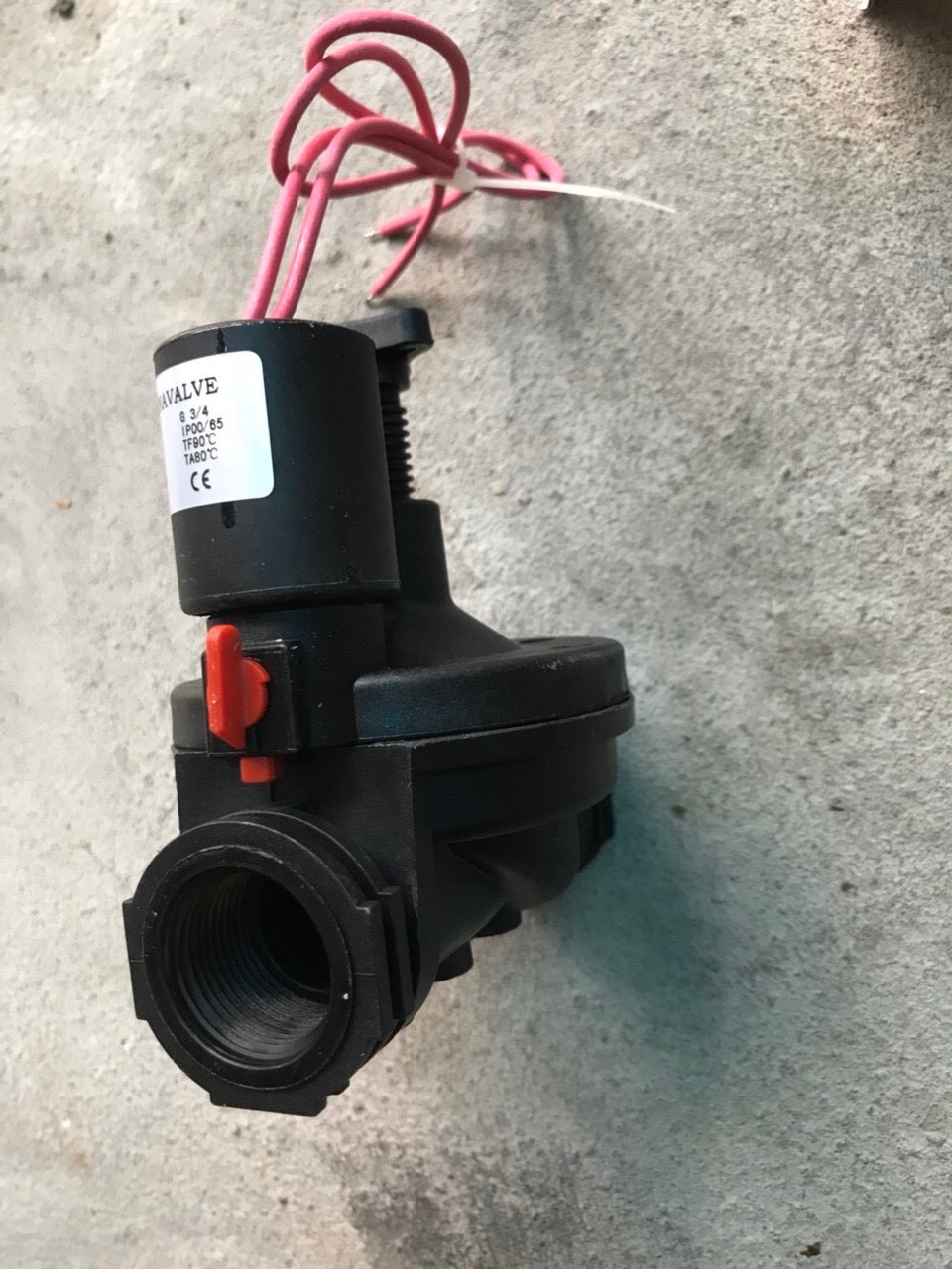 Van điện từ ngoài trời phi 34mm điện 24v