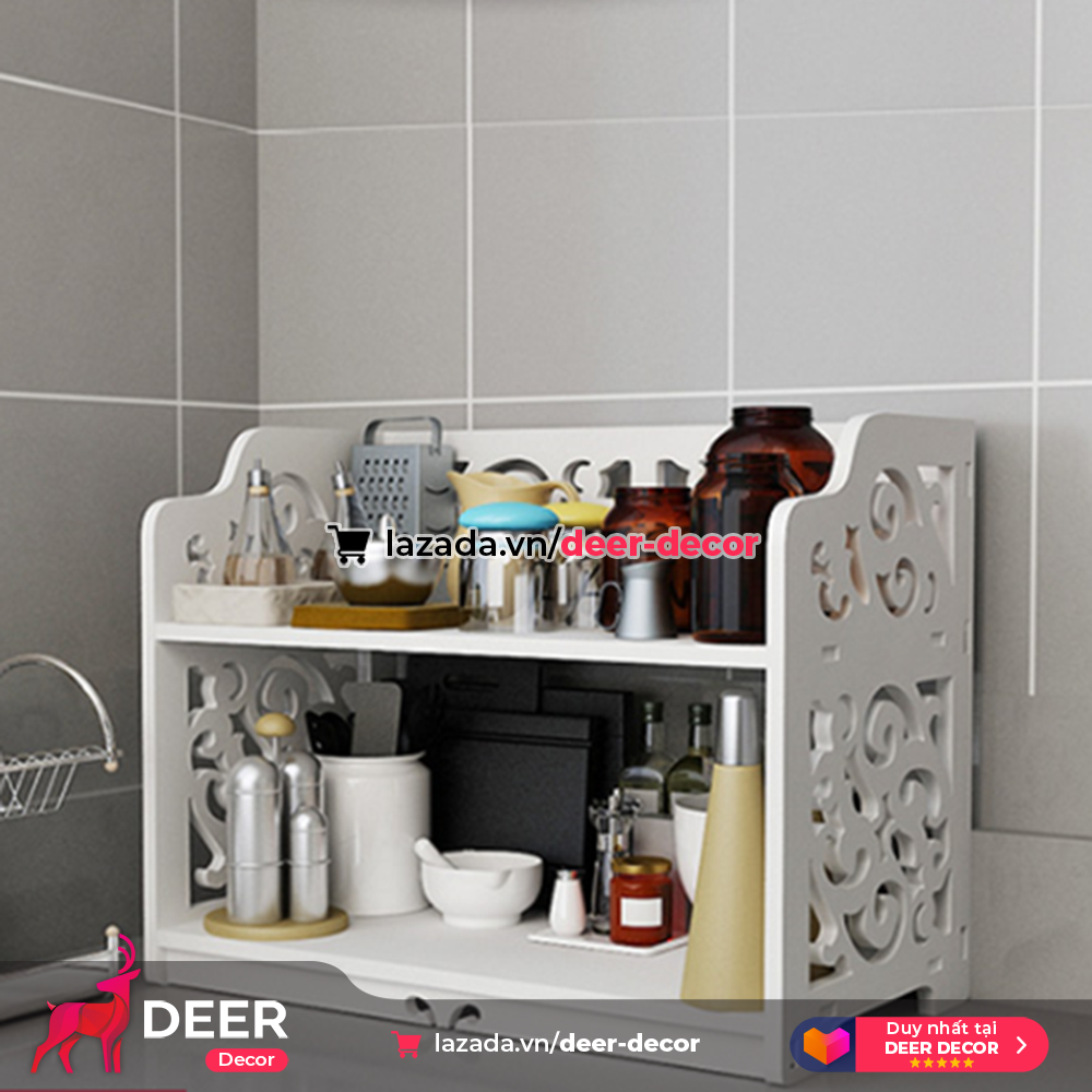 Kệ Để Sách - Để Mỹ Phẩm - Để Gia Vị Phòng Bếp - DEER DECOR