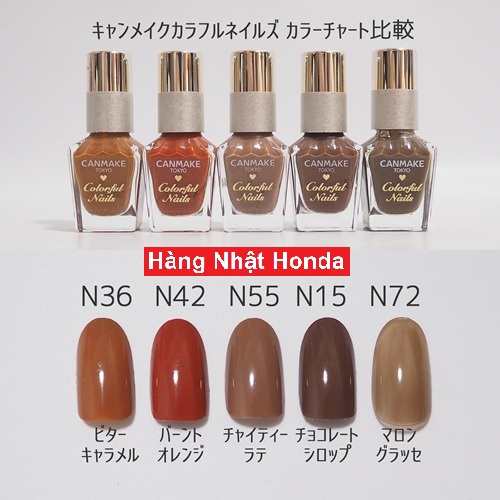 Sơn Móng Tay Canmake Đủ Màu Nội Địa Nhật