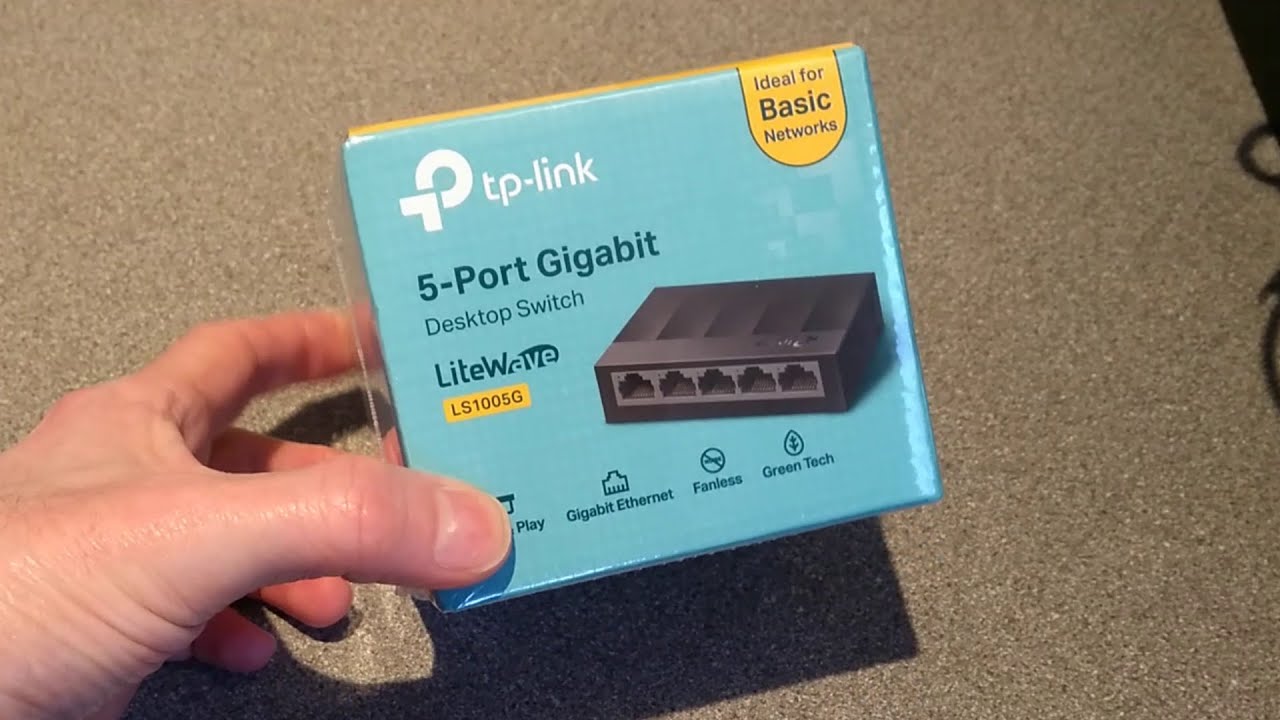 Switch TP-Link LS1005G 5 port Gigabit (1.0Gbps) New (Thiết bị chuyển mạng)