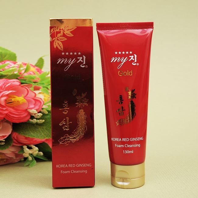 [HCM]Sữa Rửa Mặt Hồng Sâm Đỏ My Gold Hàn Quốc 130ml