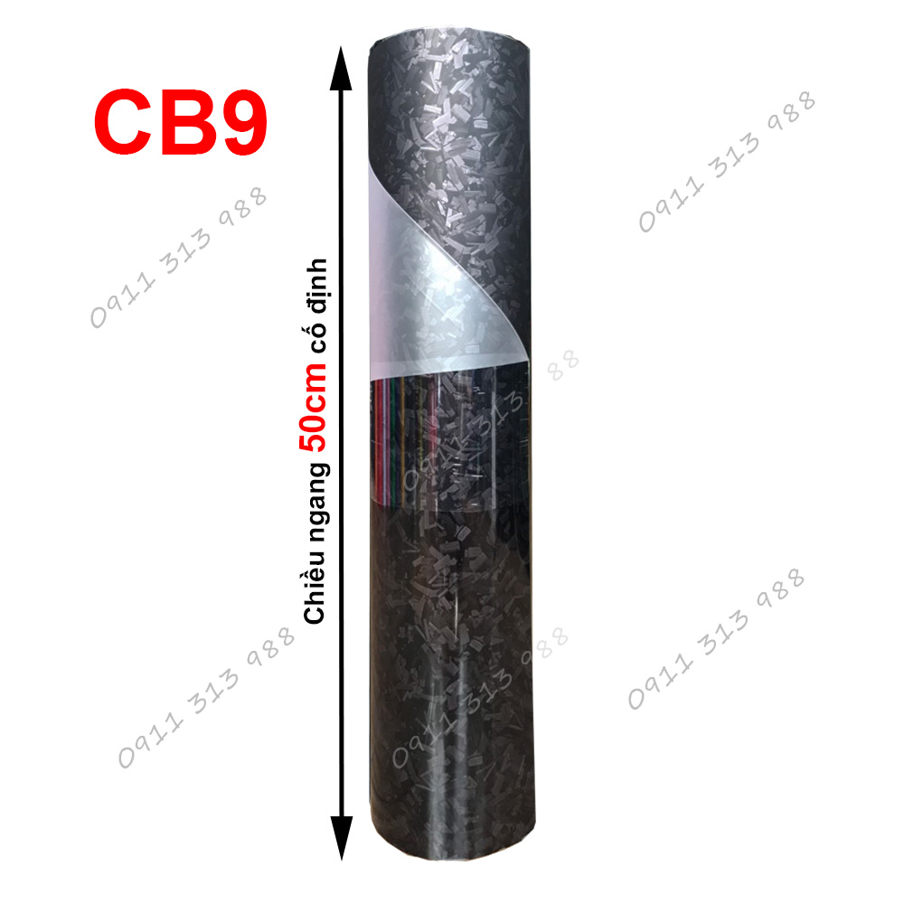 Decal carbon PET cao cấp khổ 50cm