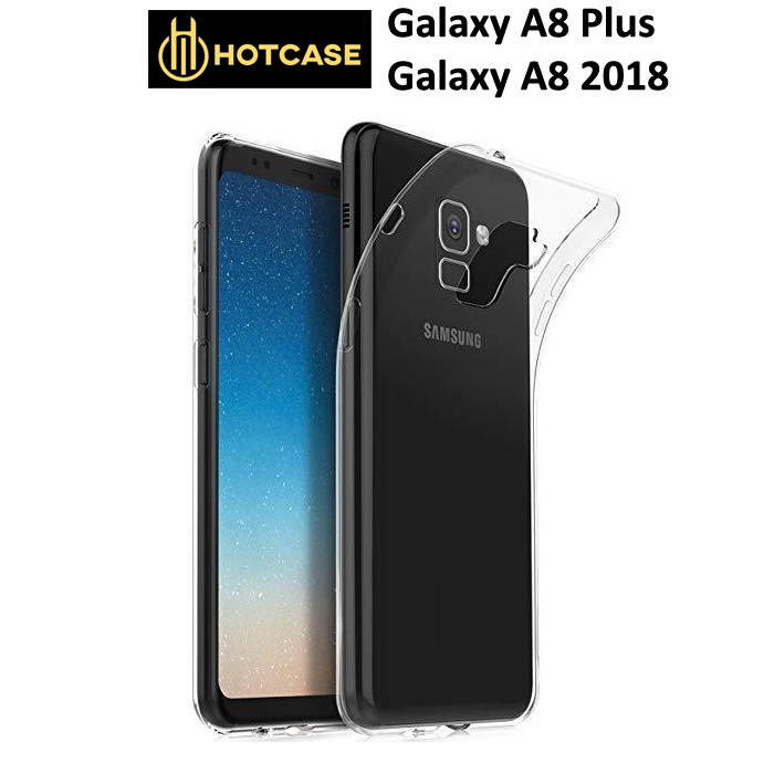 [HCMC] hotcase for Samsung Galaxy A8 / A8 plus 2018 silicone back cover (0.6mm ultra slim anti-dust)-distributed by hotphukien