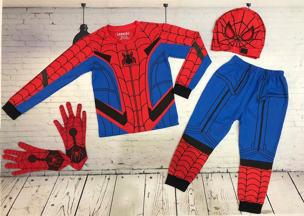 Quần áo người nhện Spiderman dài tay - mh281