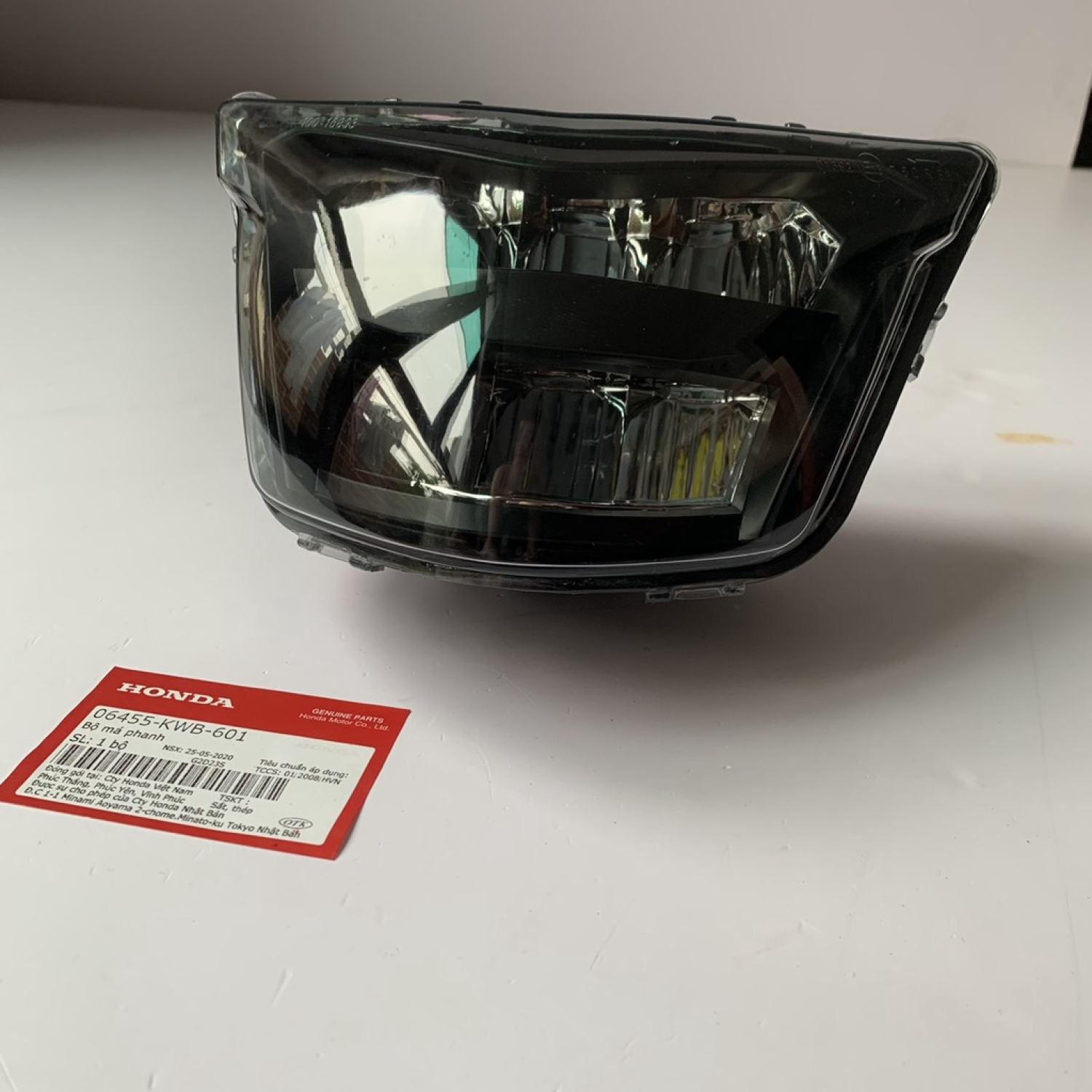 Pha đèn led 2 tầng Ex150 - Exciter 150 cao cấp [ bản sporty đen khoi']