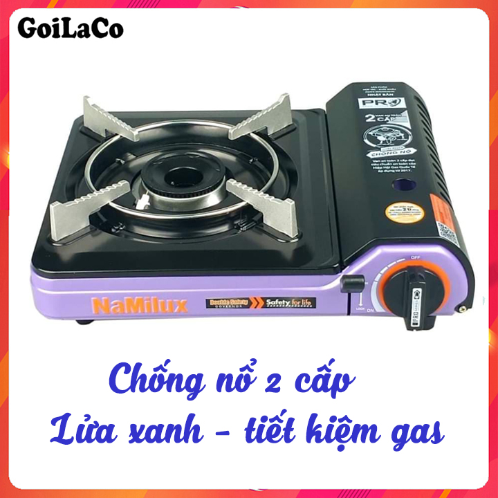 Bếp ga mini du lịch Namilux PL-2021 PF - Bếp gas mini Namilux - Chống cháy nổ