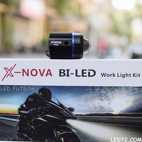 [LEDT2 ISOP] Đèn Bi - LED Mini Trợ sáng X - Nova 25W [Tròn] [Bảo hành 1 năm]