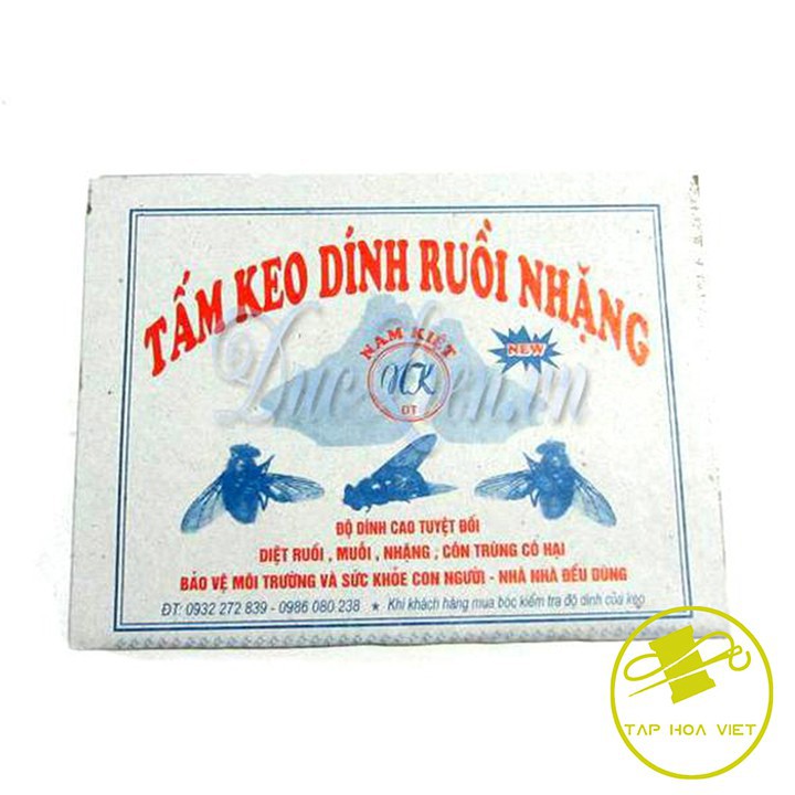[sỉ ib] Thùng 1000 miếng keo dính ruồi (nhiều keo), bẫy ruồi, dán ruồi