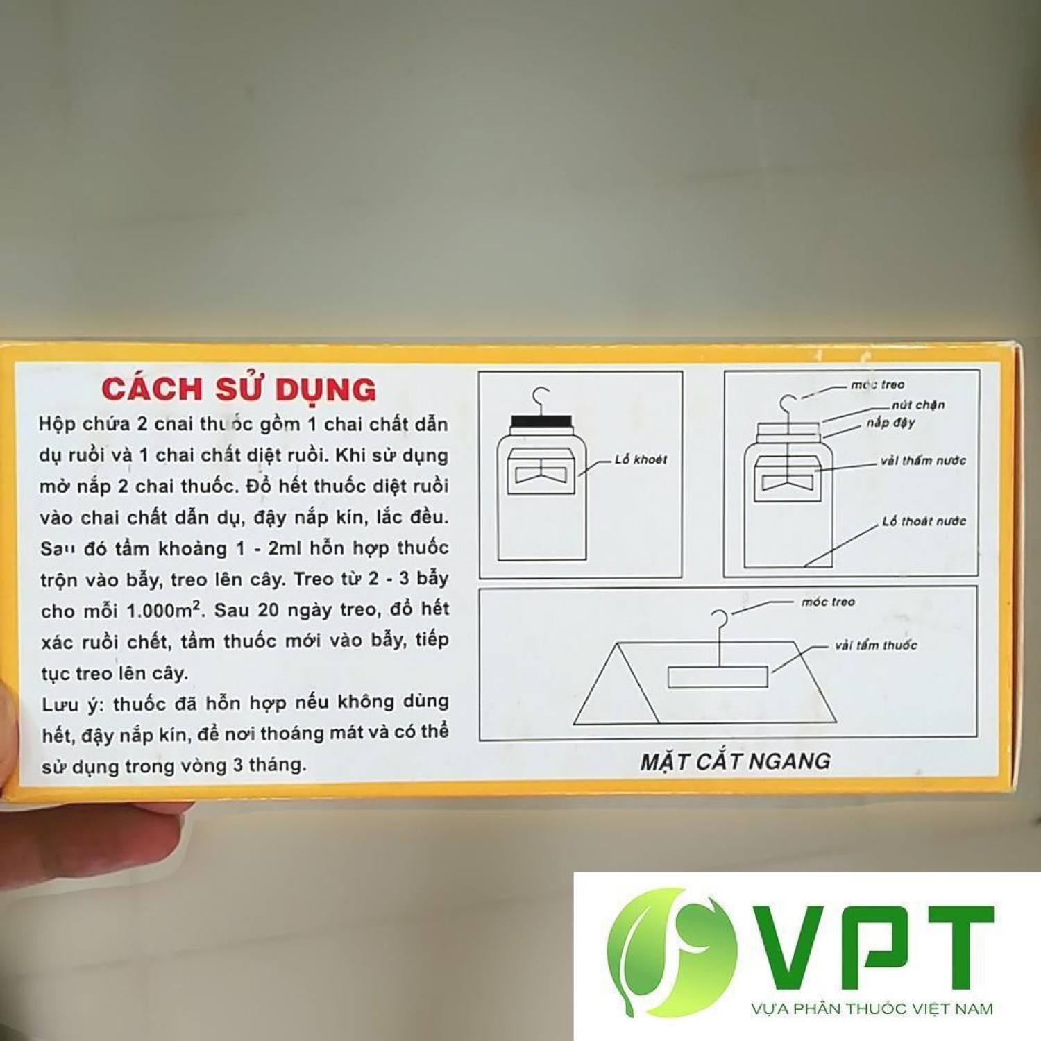 VIZUBON-D – thuốᴄ dẫn dụ ruồi đục nụ, đục trái [PhanBonOnline]