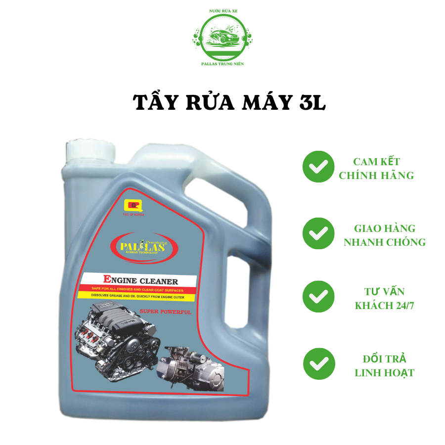 Nước rửa máy pallas 3l