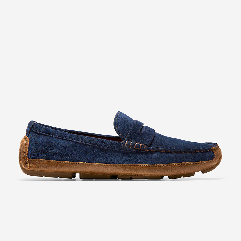 [FreeshipMAX] Giày Cole Haan Wyatt Penny (Xanh Navy)