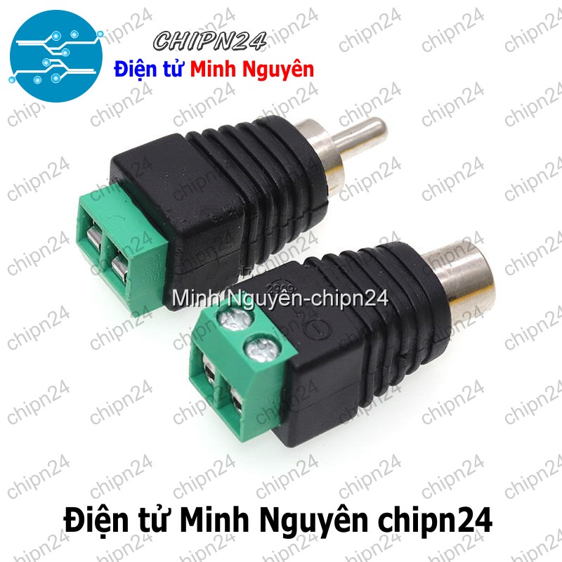 [1 cái] (F115.4) Jack chuyển AV RCA ra Domino Cái - HH004135