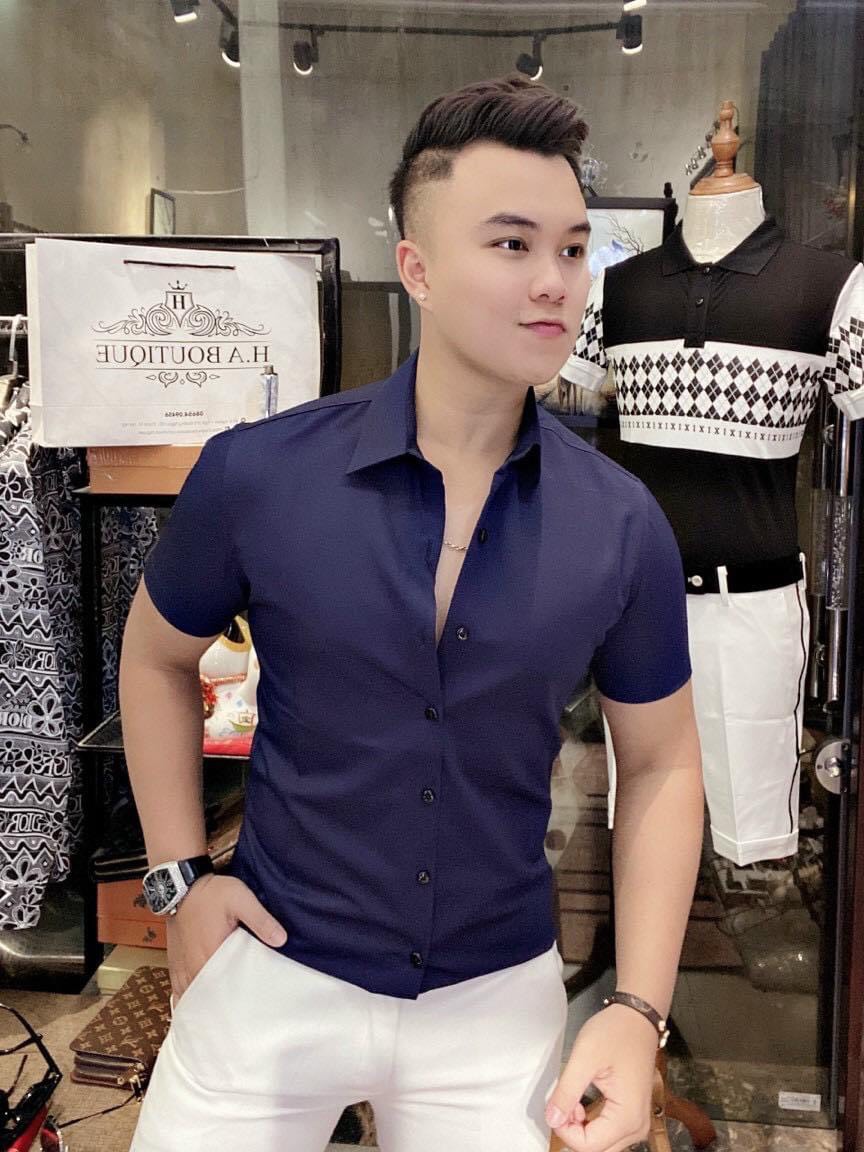 Áo sơ mi nam from kiểu dáng Hàn Quốc , siêu chất siêu đẹp