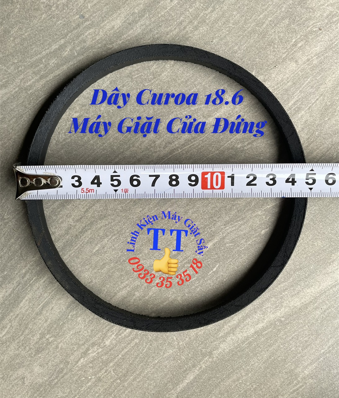 [HCM]Dây Curoa 18.6 máy giặt cửa đứng