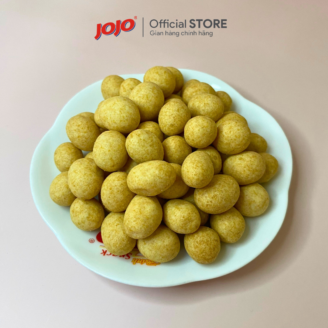 Đậu Ròn Ròn JOJO Vị Tôm Nướng Muối Ớt Loại 70G (Tặng đậu Hà Lan Loại 30G)