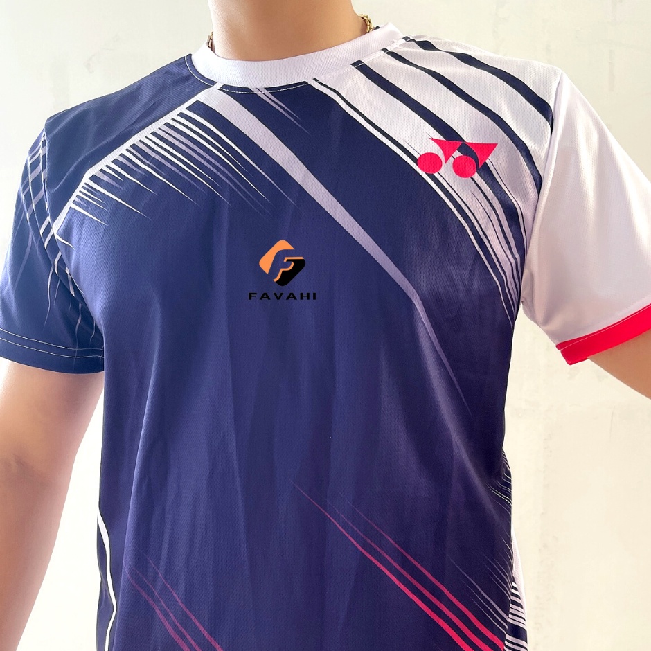 Áo cầu lông nam Yonex mã FA111 đủ size mặc tập luyện và thi đấu cầu lông