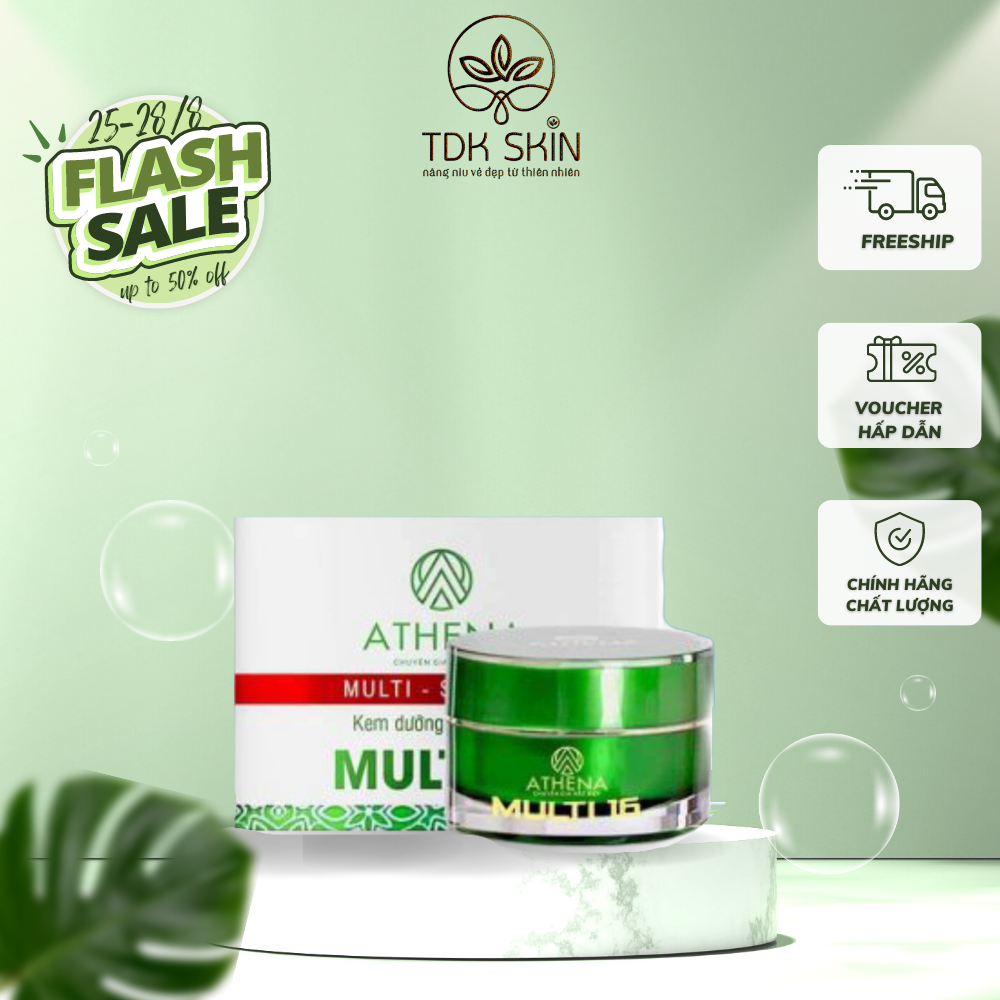 Kem làm mờ rạn da  Multi 16 giúp làm mờ, ngăn ngừa rạn da, hũ lớn 30g, hũ nhỏ 20g - TDK SKIN