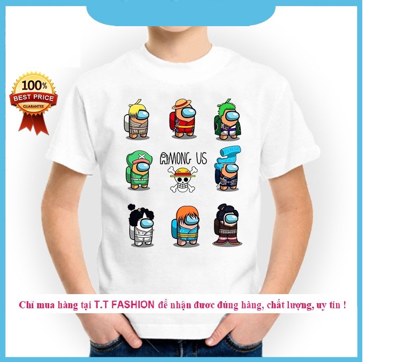 Áo Among Us BT21 siêu cute | Áo Game Among US đẹp cho bé trai | bé gái