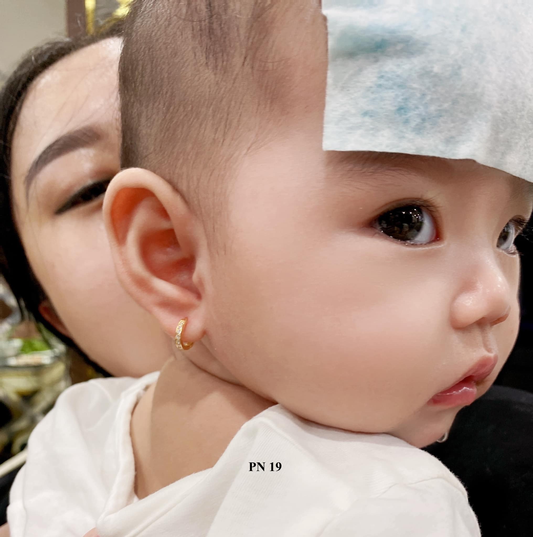 Bông tai tròn vòng tàu đường kính 0.5cm nam nữ,bé gái đeo đều đẹp, khuyên vành tai,phụ kiện trang sức,Vàng bạc an chi