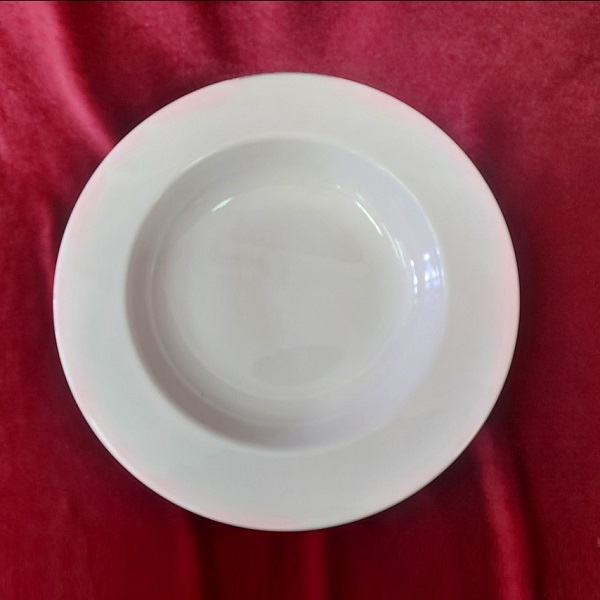 Dĩa súp sứ trắng Minh Long sâu lòng 17,20,23cm - dĩa súp sứ trắng Minh Long sâu lòng