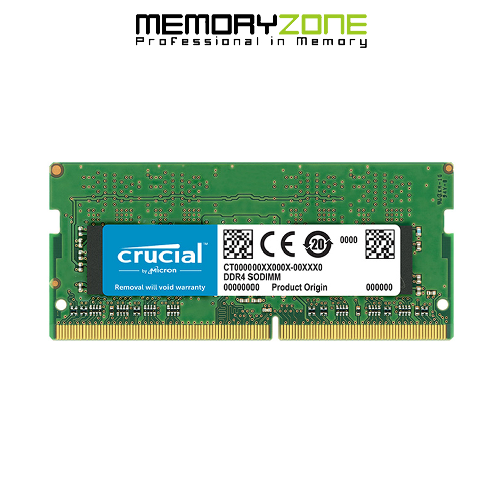 HCMRam Laptop Crucial DDR4 8GB Bus 2400 SODIMM 1.2v CT8G4SFS824A