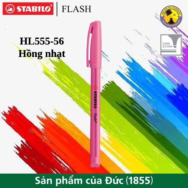 Bút dạ quang STABILO FLASH HL555