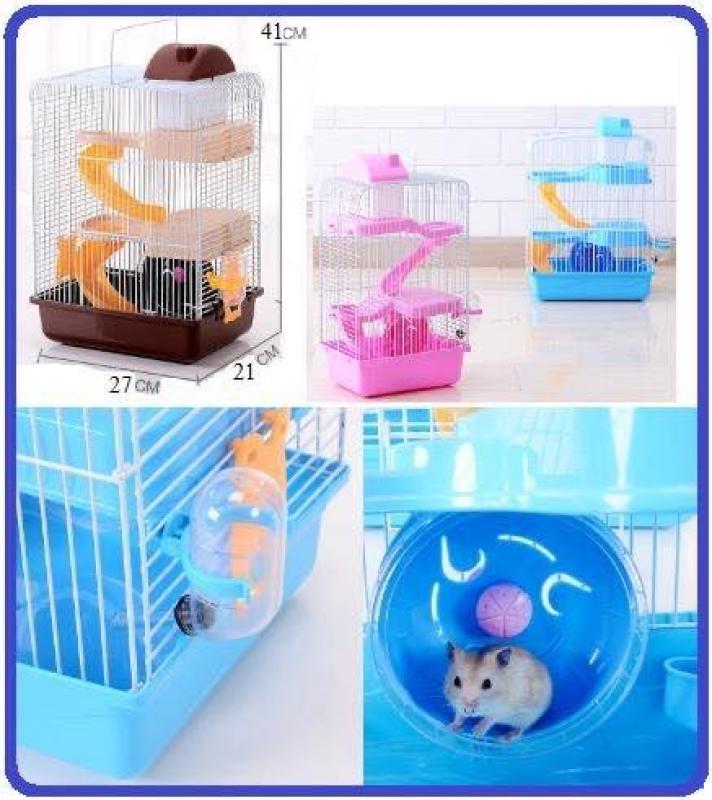 Lồng hamster Hoàng Tử 3 Tầng vui chơi thỏa thích .