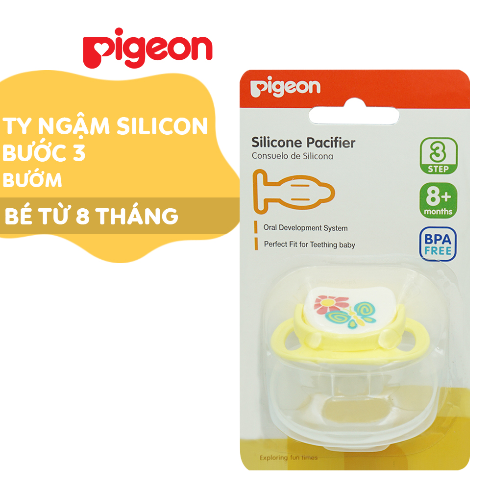 Ty ngậm Silicone Bước 3 Pigeon - Bướm