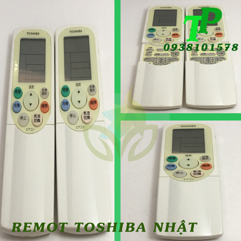 Remote Máy Lạnh, Điều Khiển Máy Lạnh Toshiba Nhật, Chữ Tiếng Nhật