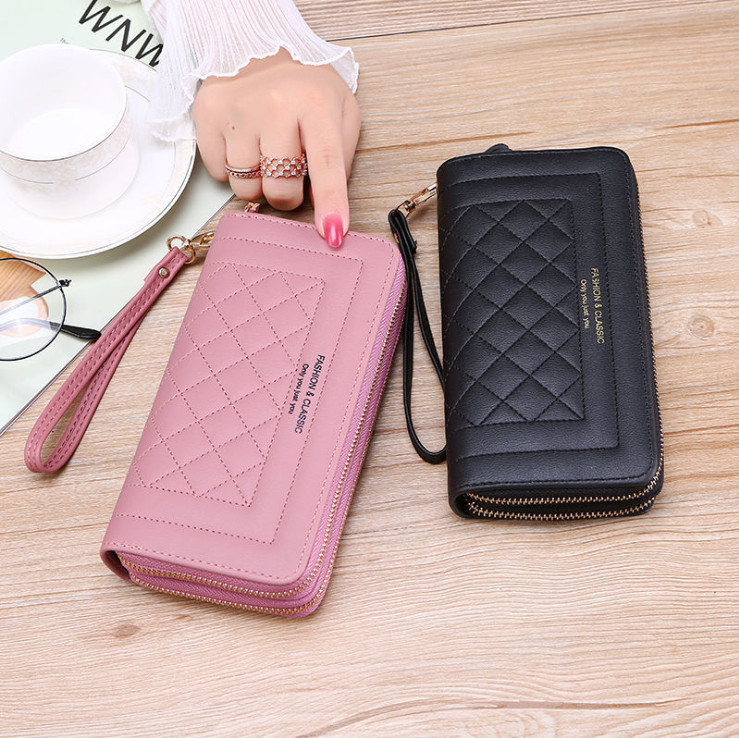 VÍ CẦM TAY , BÓP NỮ 2 KHÓA Daisy V - 92