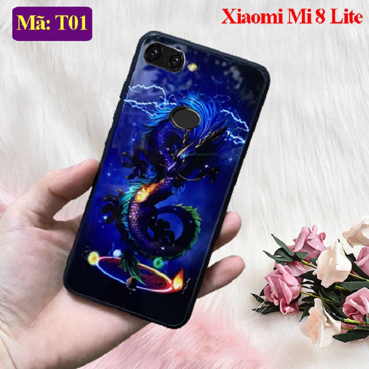 ỐP LƯNG XIAOMI - Ốp điện thoại các dòng Mi8, Redmi Note8, Note8 Pro, Mi8 Lite, Note 9s, Note 7, Note 7 Pro mặt kính in 3D đẹp sang trọng