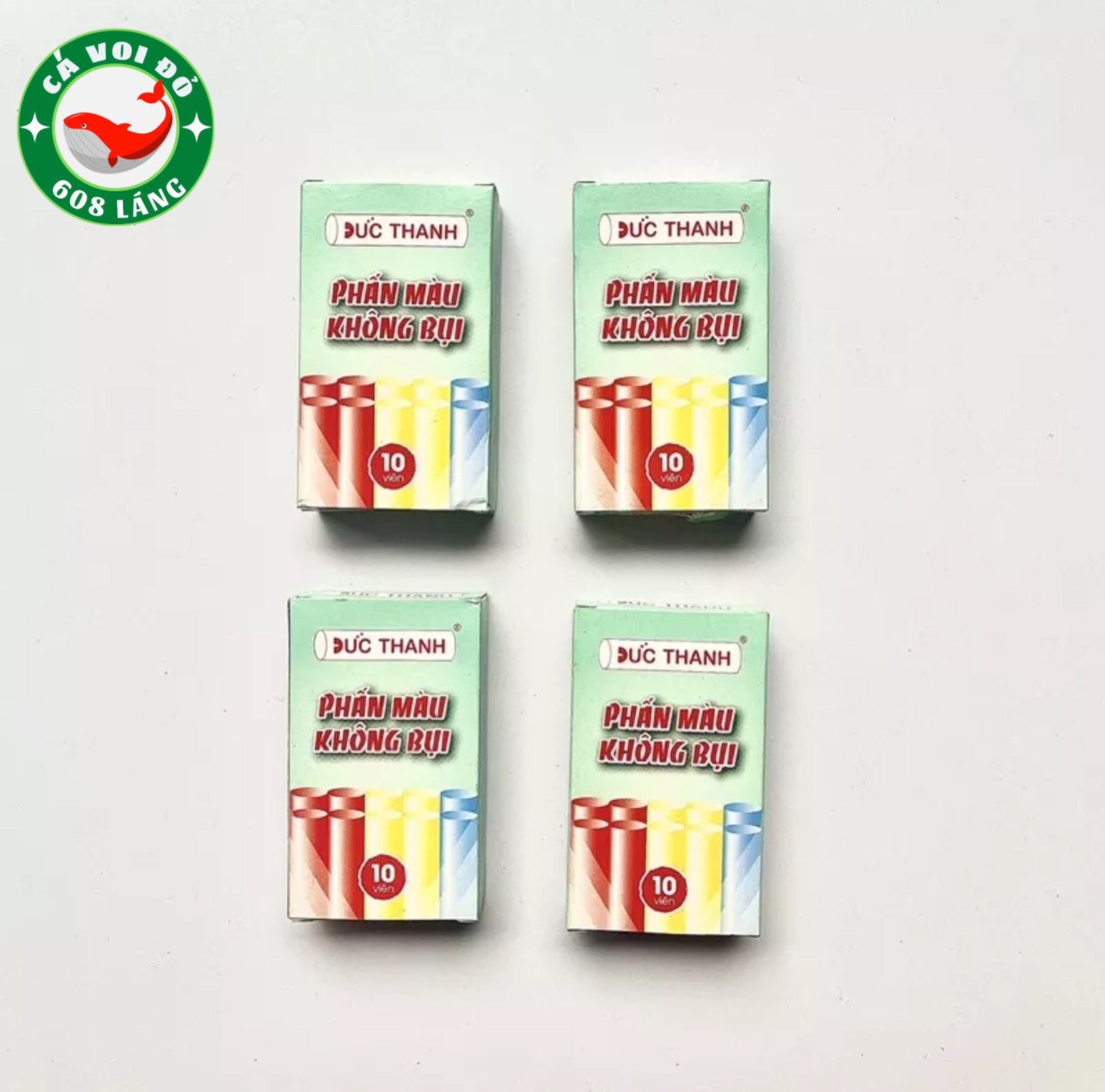 Phấn viết bảng không bụi (phấn trắng/ phấn màu)