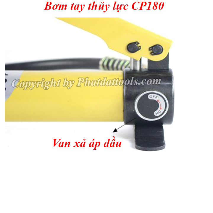 Bơm tay thủy lực CP180 - Bảo hành 06 tháng