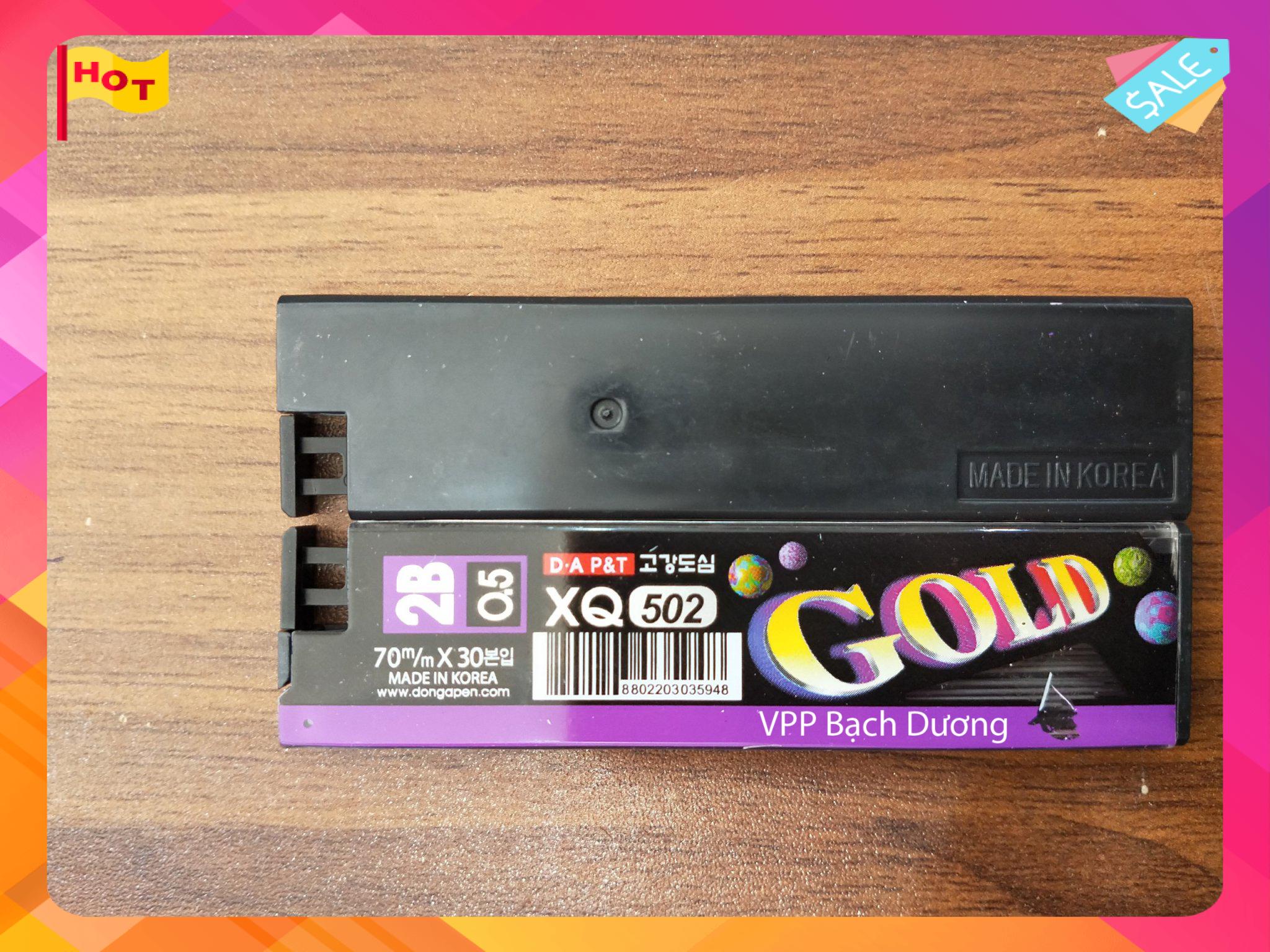 Ruột Chì Bấm Gold 2B 0.5mm - XQ502 D-A P&T - tép