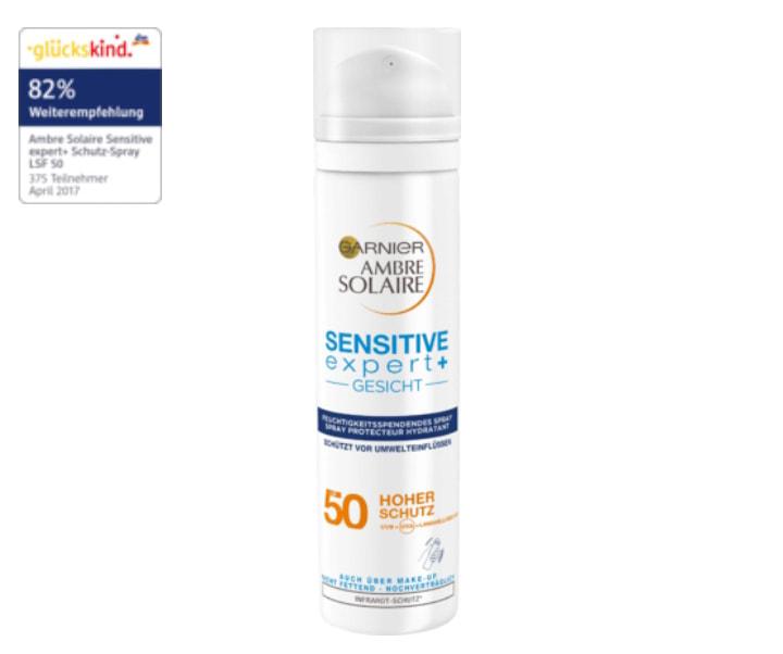 Xịt Chống Nắng Cho Mặt Garnier Sensitive LSF50 Xách Tay Đức