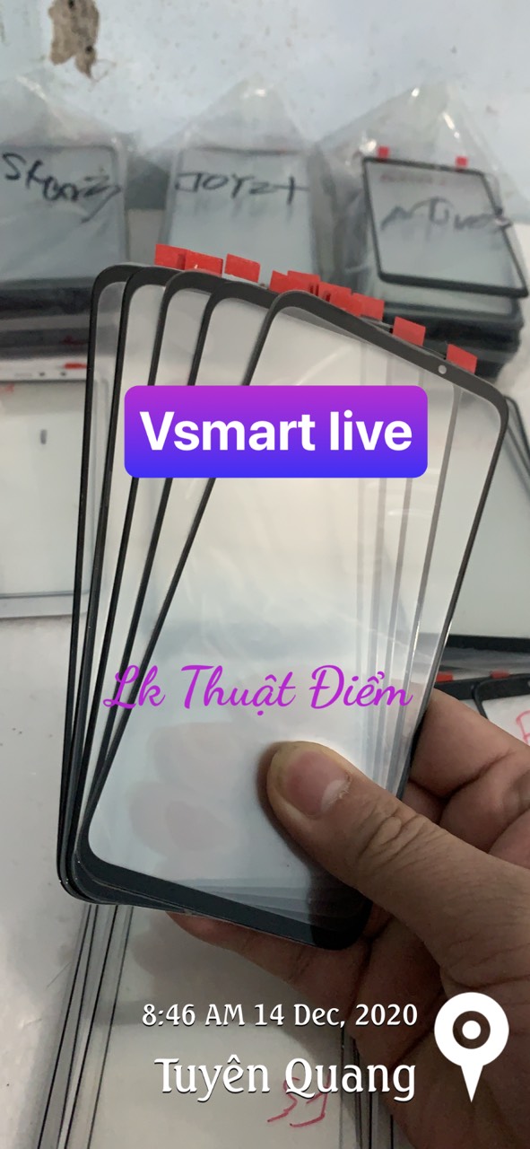 Kính vsmart live - kính ép không phải cường lực
