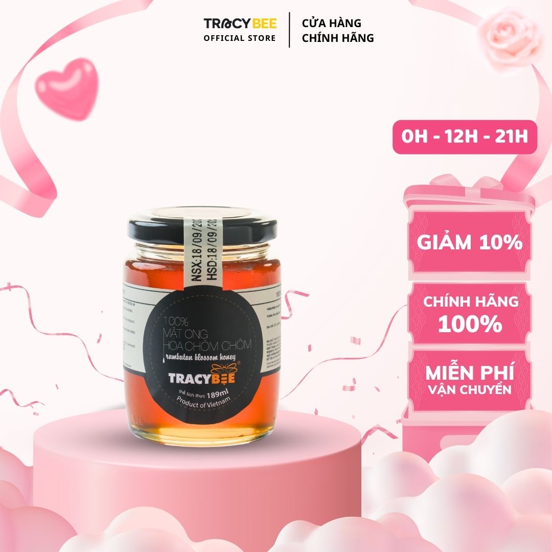 MẬT ONG HOA CHÔM CHÔM 220G