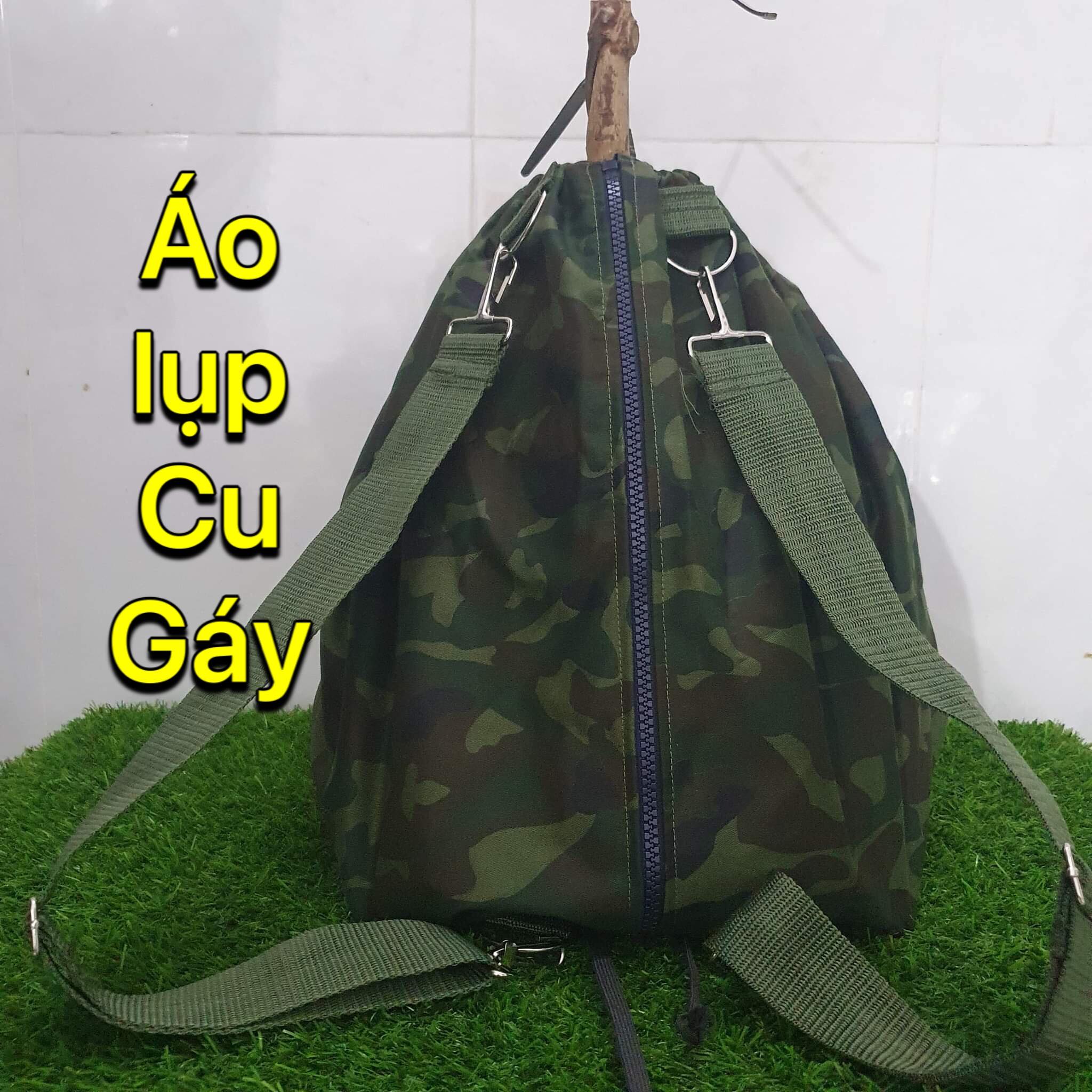 ÁO LỤP CU GÁY VẢI KAKI