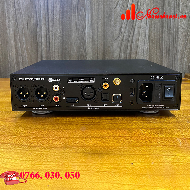 DAC MỚI GUSTARD-X18 CHÍP ES9038PRO MQA/DSD512