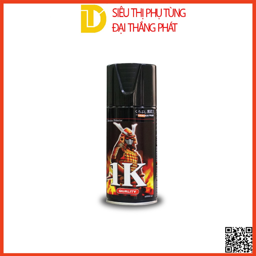 Sơn samurai sơn phủ 2k01, 1/128, k1k** màu trong, sơn xịt xe máy